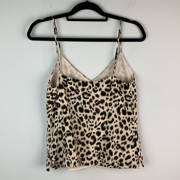 L’agence Women’s Jane silk camisole tank top size xsmall animal prints - Picture 4 of 8